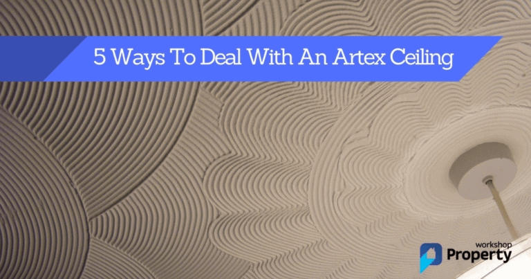 How to remove artex from a ceiling