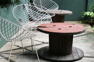 Cable Drum Table Upcycle