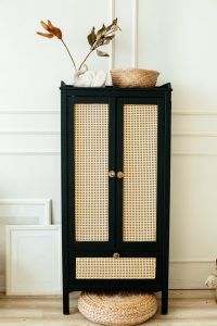 Wicker Cabinet Upcycle